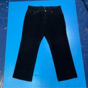 Men's Classic Black Corduroy Pants